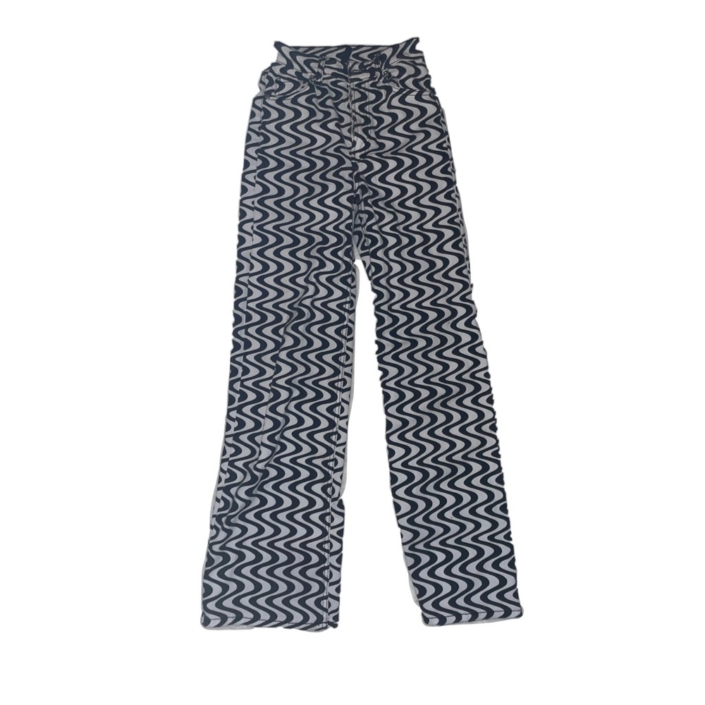 divided H & M, zebra print jeans